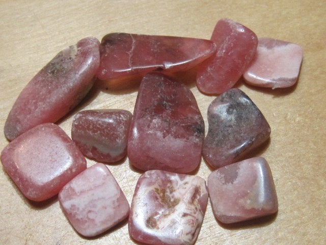 ed. 3x 50Kt edelstenen RHODOCHROSIET (6), Verzenden, Nieuw