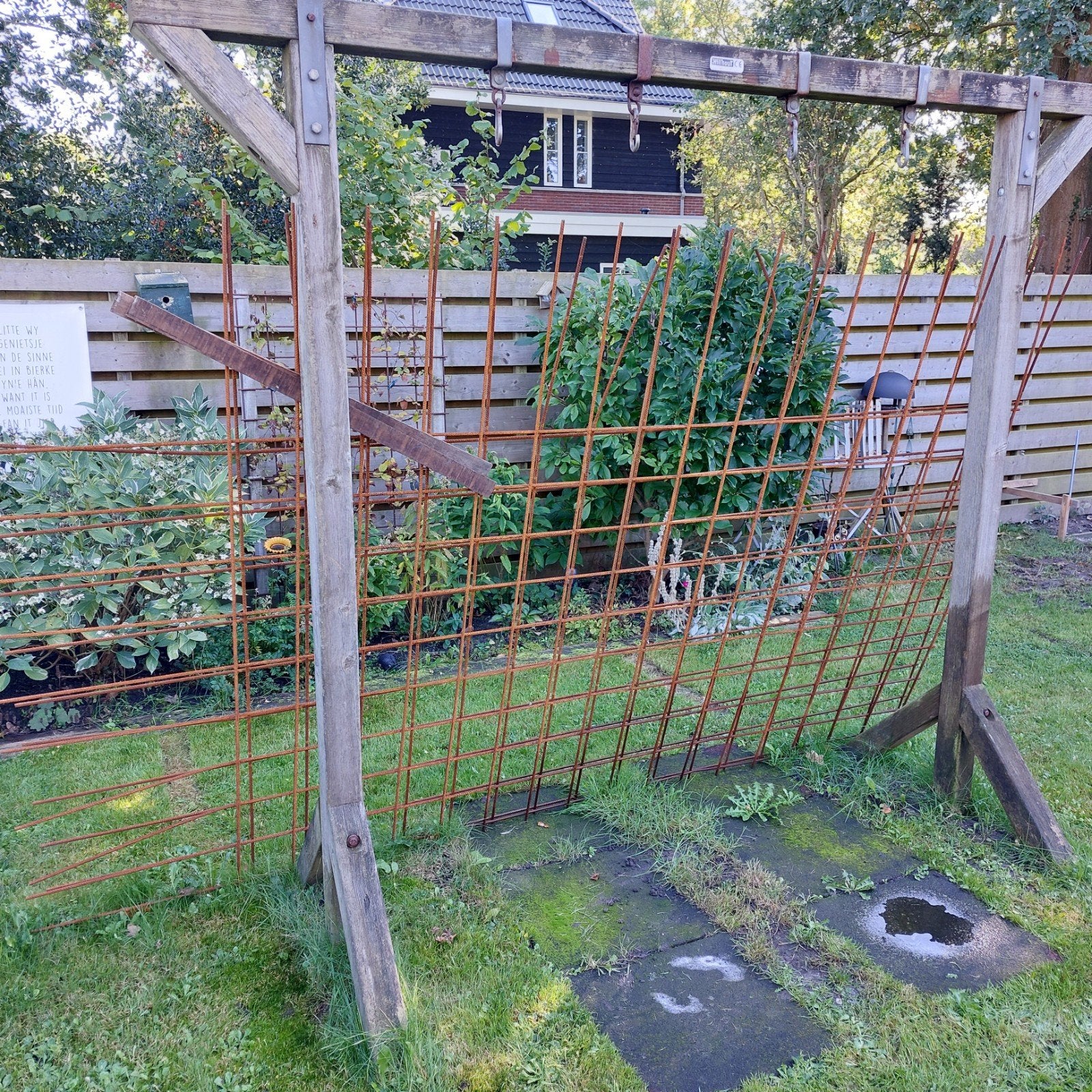 2x Bouwstaalnet met pinnen 3x2 meter, Ophalen, Nieuw, 250 mm of meer, Overige typen