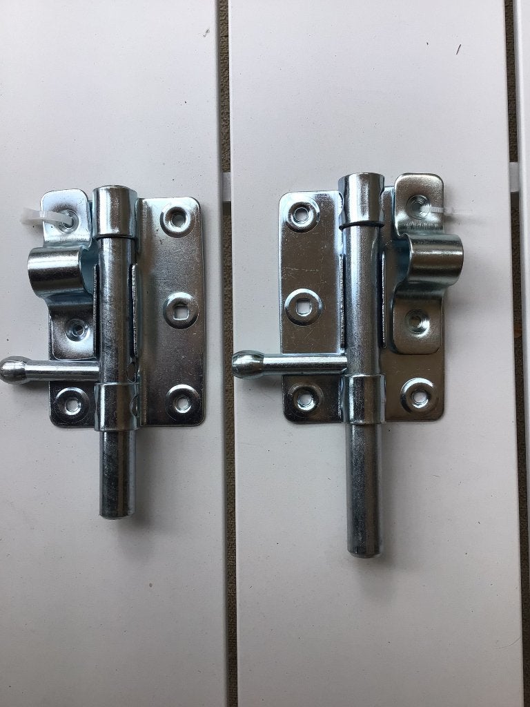 2 Schuifgrendels 70mmx150mm, Ophalen, Nieuw, IJzer, Slot