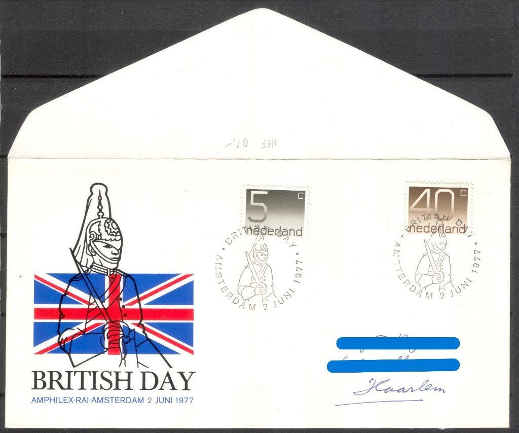 Amphilex 1977 - British Day, Verzenden, Envelop