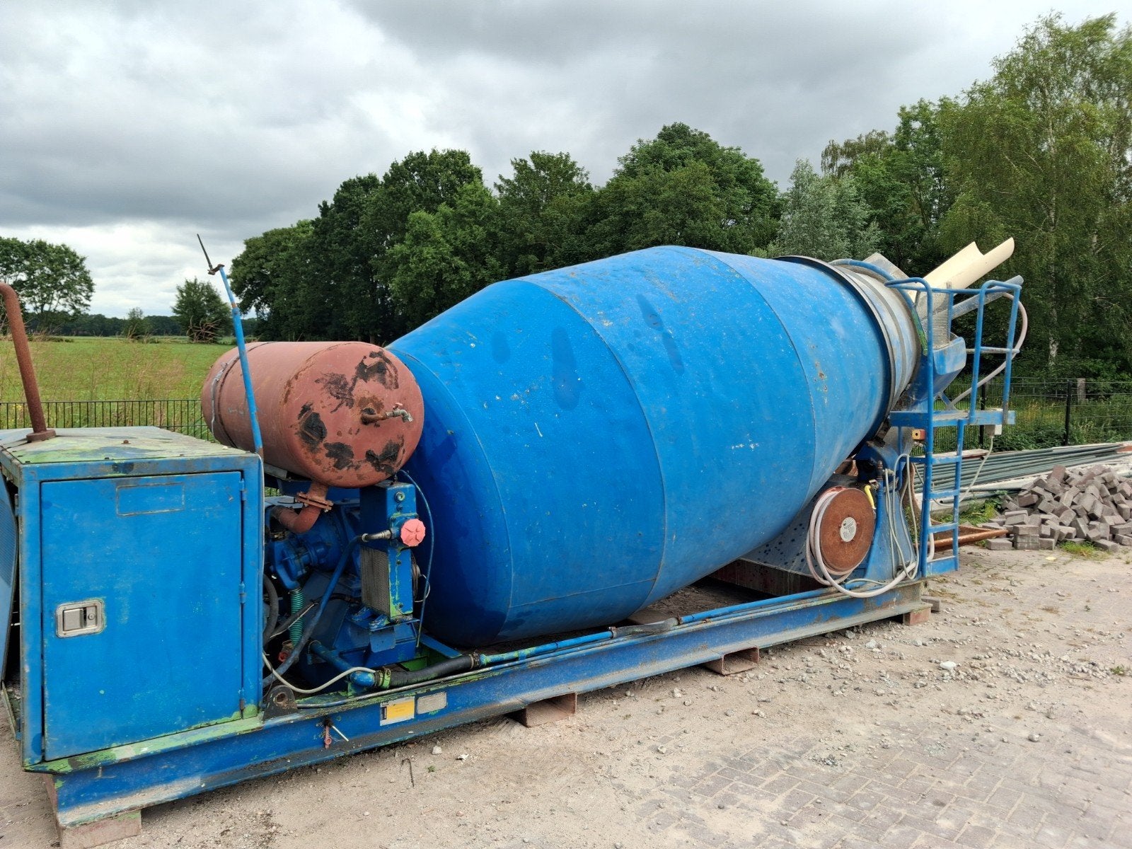 Betonmixer met eigen moter, Doe-het-zelf en Verbouw, Ophalen