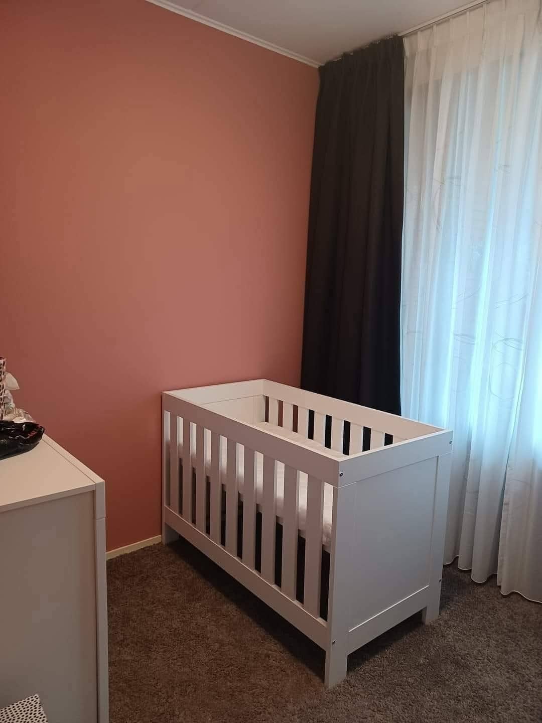 Ledikant Nordica white met matras, Ophalen, Zo goed als nieuw, Jongetje of Meisje