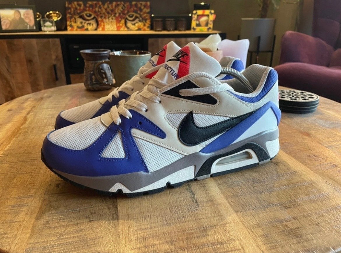Nike Air Structure Triax '91 Persian Violet - Maat 44, Ophalen of Verzenden, Zo goed als nieuw, Blauw, Sneakers of Gympen