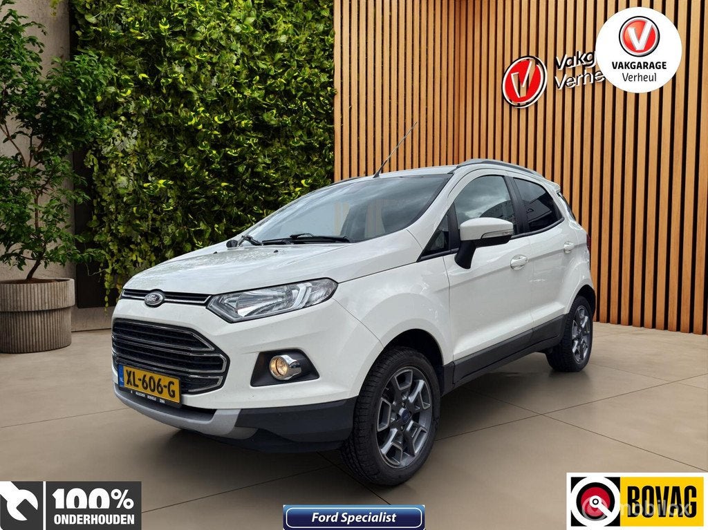 Ford EcoSport 1.0 EcoBoost Titanium|125Pk|Clima|Cruise, Auto's, Ford, Voorwielaandrijving, Euro 5, 125 pk, Gebruikt