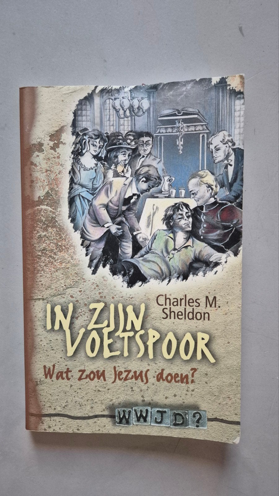 In zijn Voetspoor / Wat zou Jezus doen? - Charles M. Sheldon, Boeken, Ophalen of Verzenden, Gelezen, Charles M. Sheldon, Christendom | Protestants