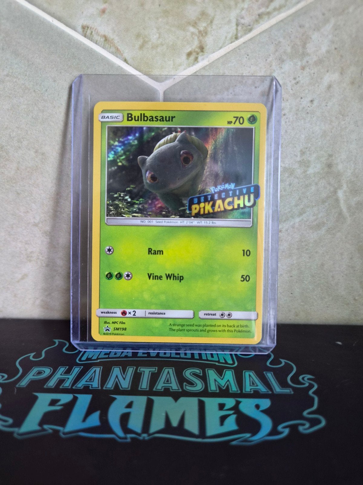 Bulbasaur Detective Pikachu Stamped Pokémon Kaart, Hobby en Vrije tijd, Verzamelkaartspellen | Pokémon, Ophalen of Verzenden