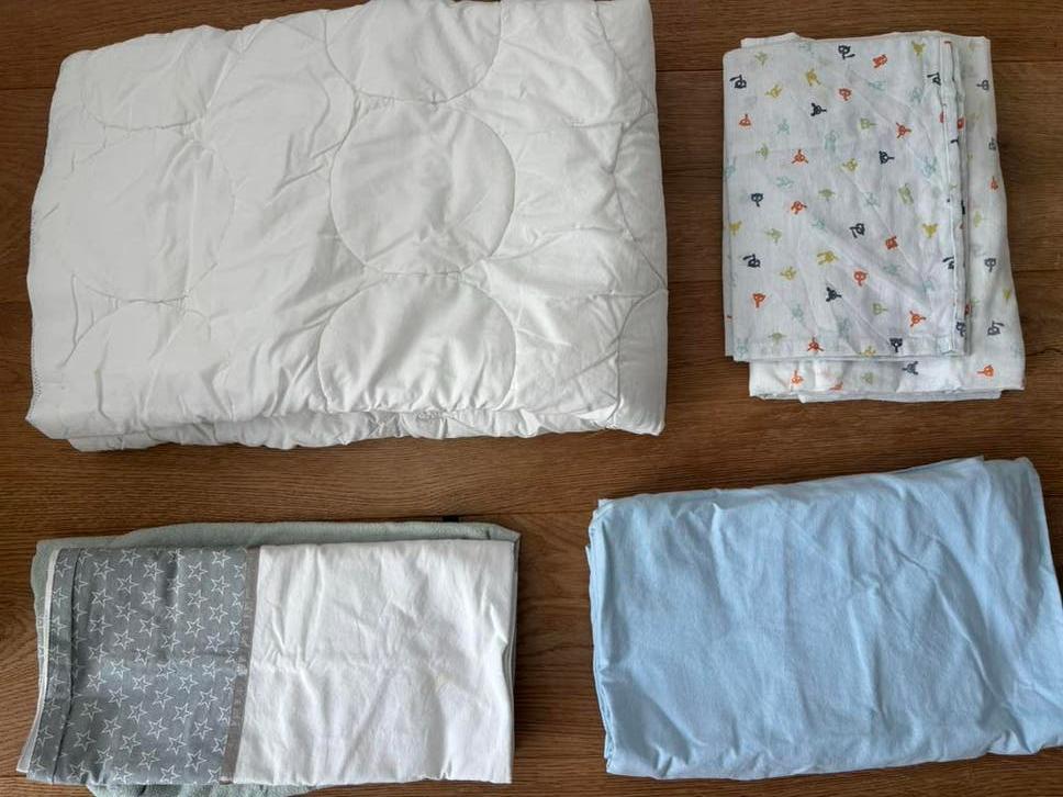 Baby beddengoed set te koop, Ophalen, Jongetje of Meisje, Wit, Dekbedovertrek