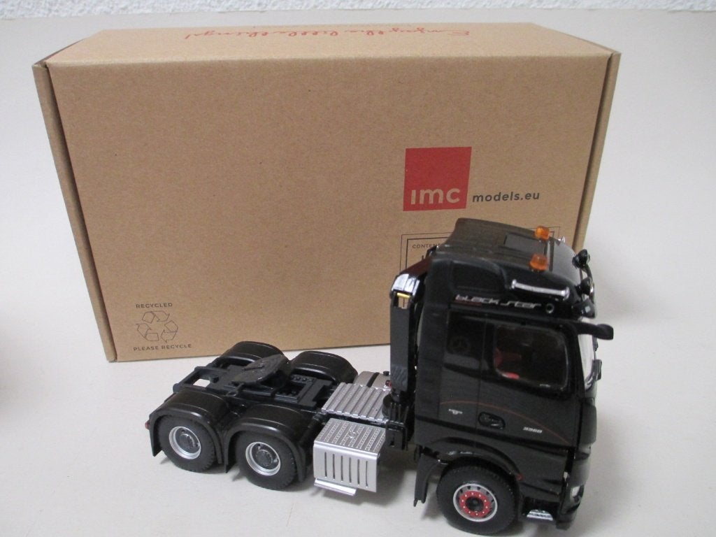 Mercedes-Benz Actros 3358 Black Star IMC models, Ophalen of Verzenden, Nieuw, Bus of Vrachtwagen, Overige merken
