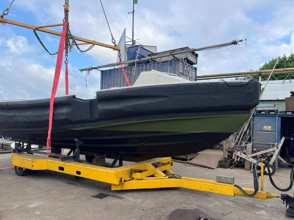 Unieke, 17 kW elektrische Norsafe sloep (10x3,4m), Ophalen, Binnenboordmotor, Elektrisch, Zo goed als nieuw