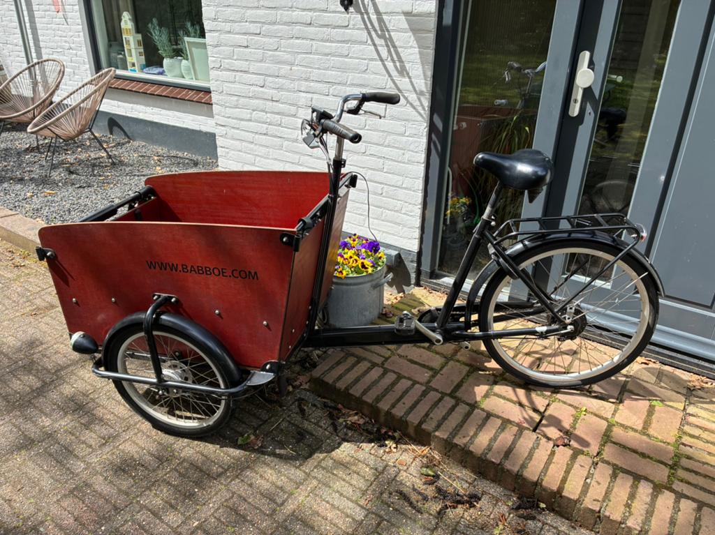 Babboe bakfiets, Fietsen en Brommers, Fietsen | Bakfietsen, Gebruikt, 4 kinderen of meer, Ophalen