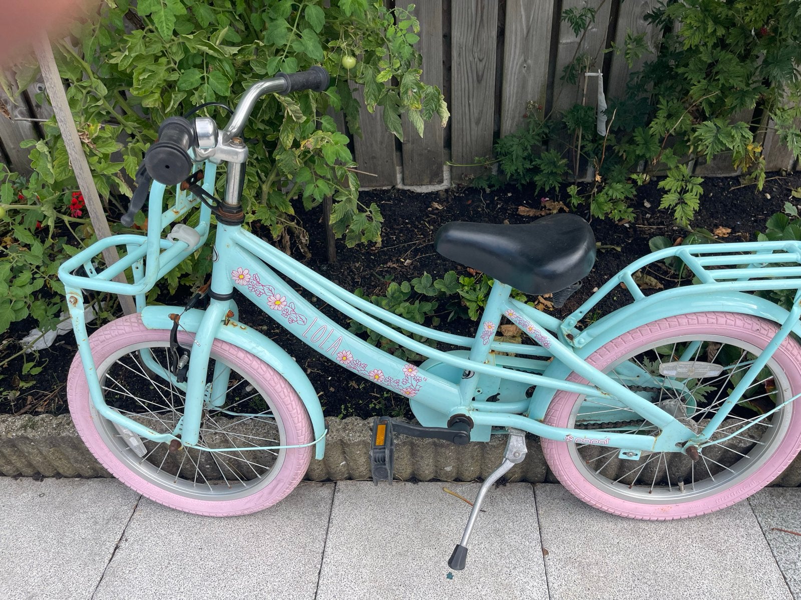 Kinderfiets Lola - Nette staat, Ophalen of Verzenden, Gebruikt, Velgrem, 16 tot 20 inch