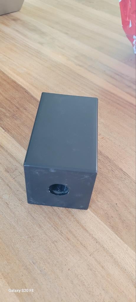 13x nieuwe kunststof meubelpoten 6x6x10cm met M8 Draadeind, Tafelpoot, Vierkant, Nieuw, Minder dan 50 cm