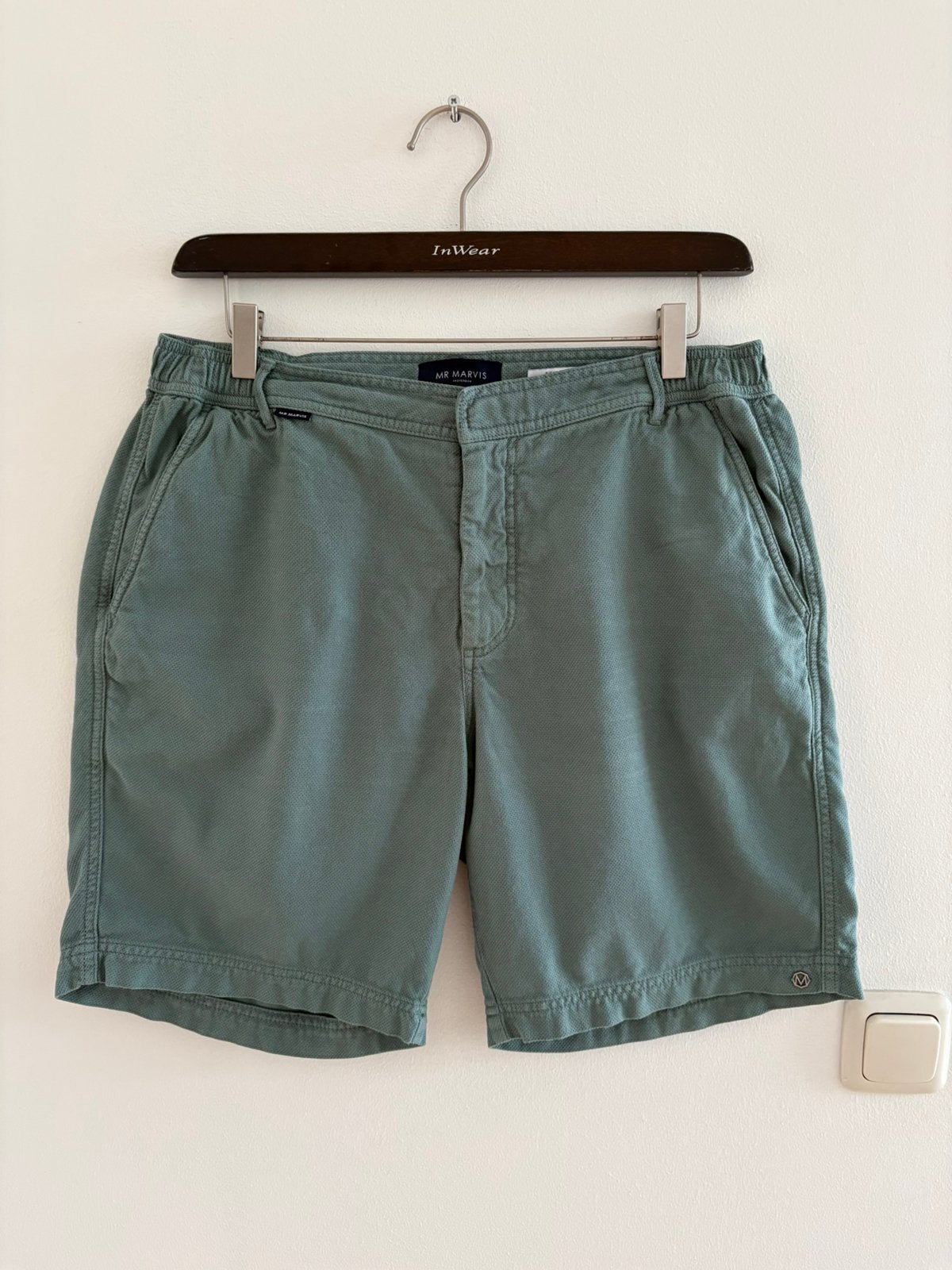 Mr Marvis The Piques short XL Felsons, Ophalen of Verzenden, Zo goed als nieuw, Maat 56/58 (XL), Groen
