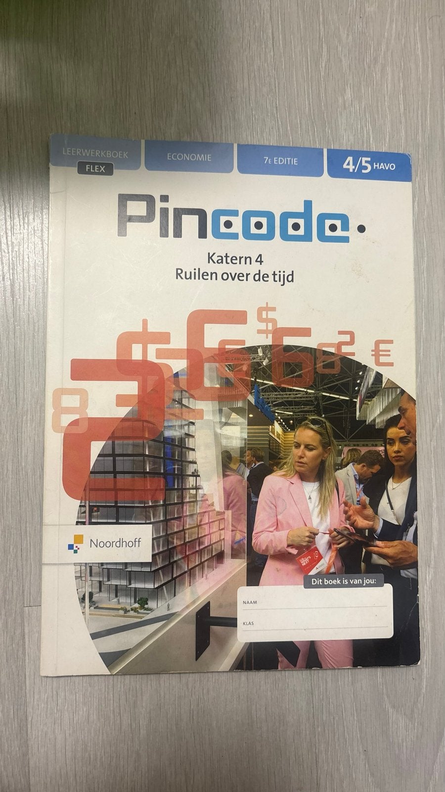 Pincode Economie 4/5 HAVO - Katern 4 Ruilen over de tijd, Boeken, Schoolboeken, Ophalen of Verzenden, Gelezen, HAVO, Economie