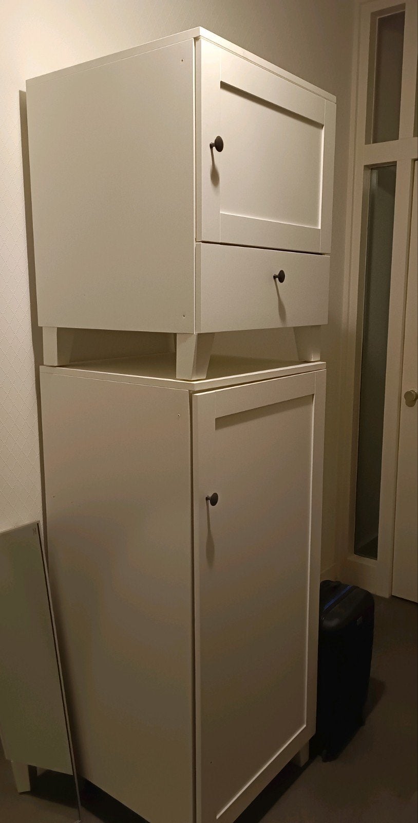 1 kleine en 1 grote Ikea pax kast voor onder schuine wand., Ophalen, Zo goed als nieuw, Ikea
