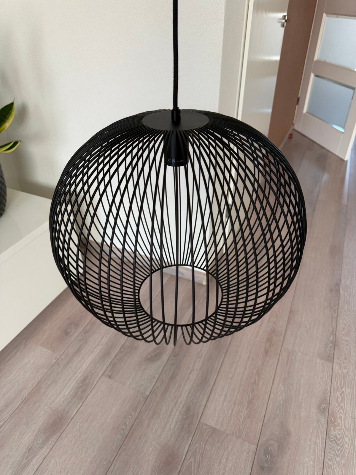 Nordlux Beroni hanglamp zwart metaal – Industriële Lamp !!, Ophalen of Verzenden, Zo goed als nieuw, Metaal