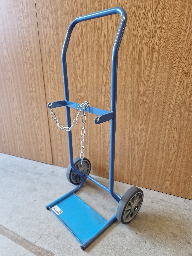 FETRA stalen gasflessenwagen 2 gasflessen 10 liter (nieuw), Ophalen, Info@alrecu.nl, Nieuw, Minder dan 60 liter