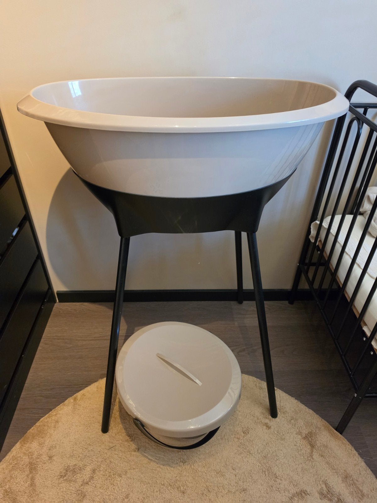 Luma Baby Badset: Badje, Badstandaard, Badzitje, Luieremmer, Kinderen en Baby's, Ophalen, Zo goed als nieuw, Badje, Overige merken