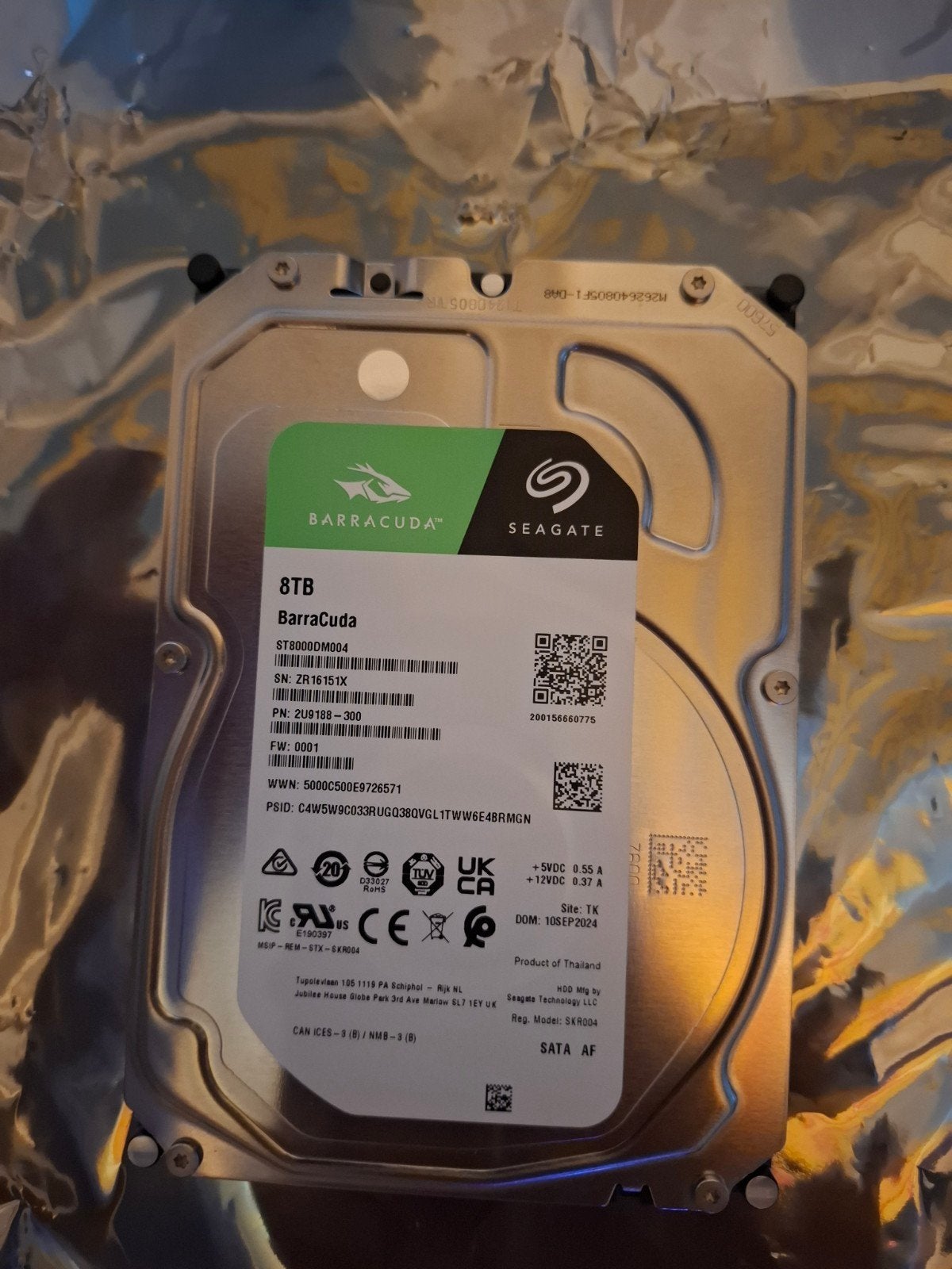 Seagate Barracuda 8TB ST8000DM004 zgan, Computers en Software, Harde schijven, Intern, Ophalen of Verzenden, Zo goed als nieuw