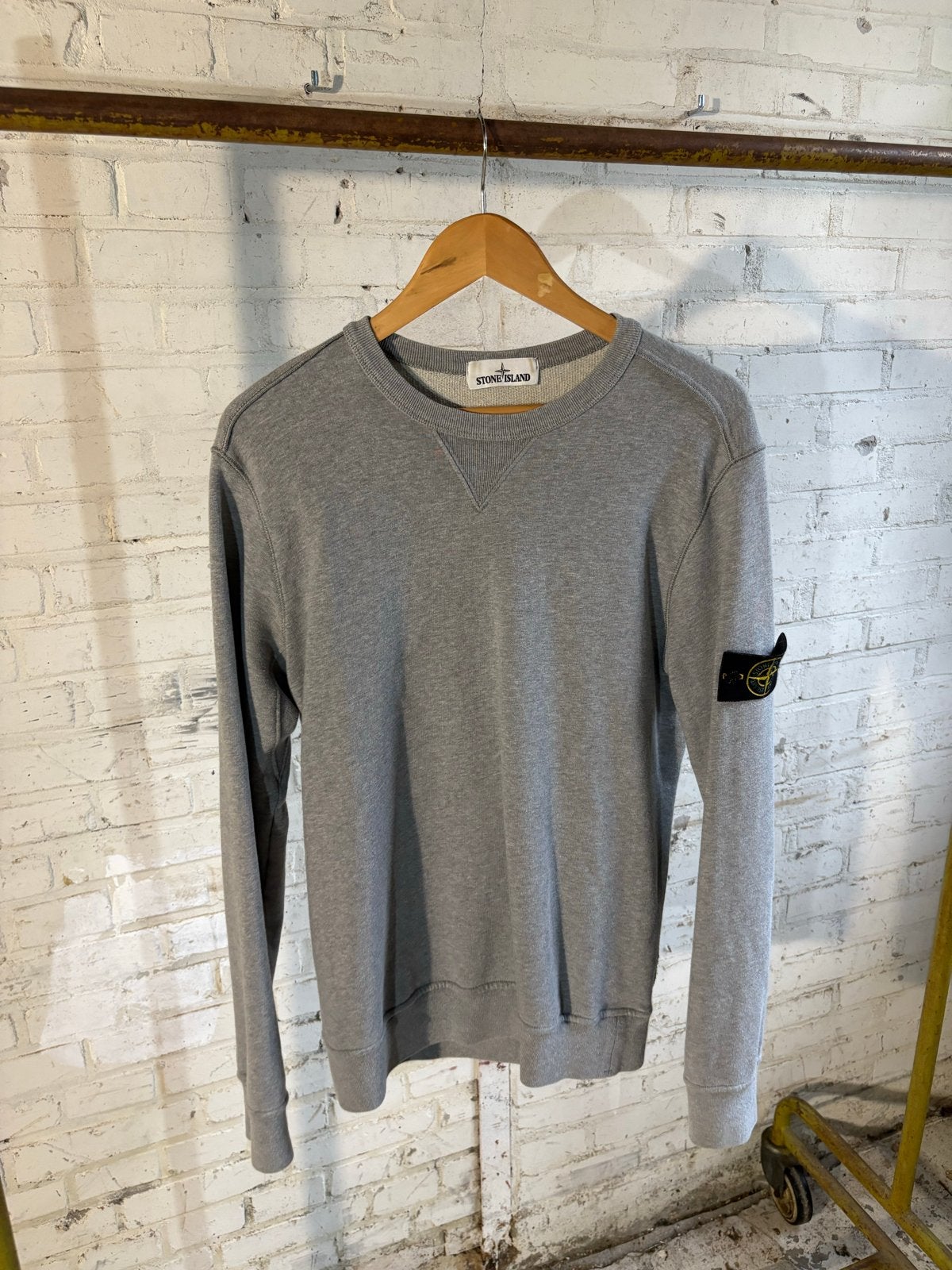 Stone Island Sweatshirt Grijs Maat M, Ophalen of Verzenden, Zo goed als nieuw, Maat 48/50 (M), Grijs