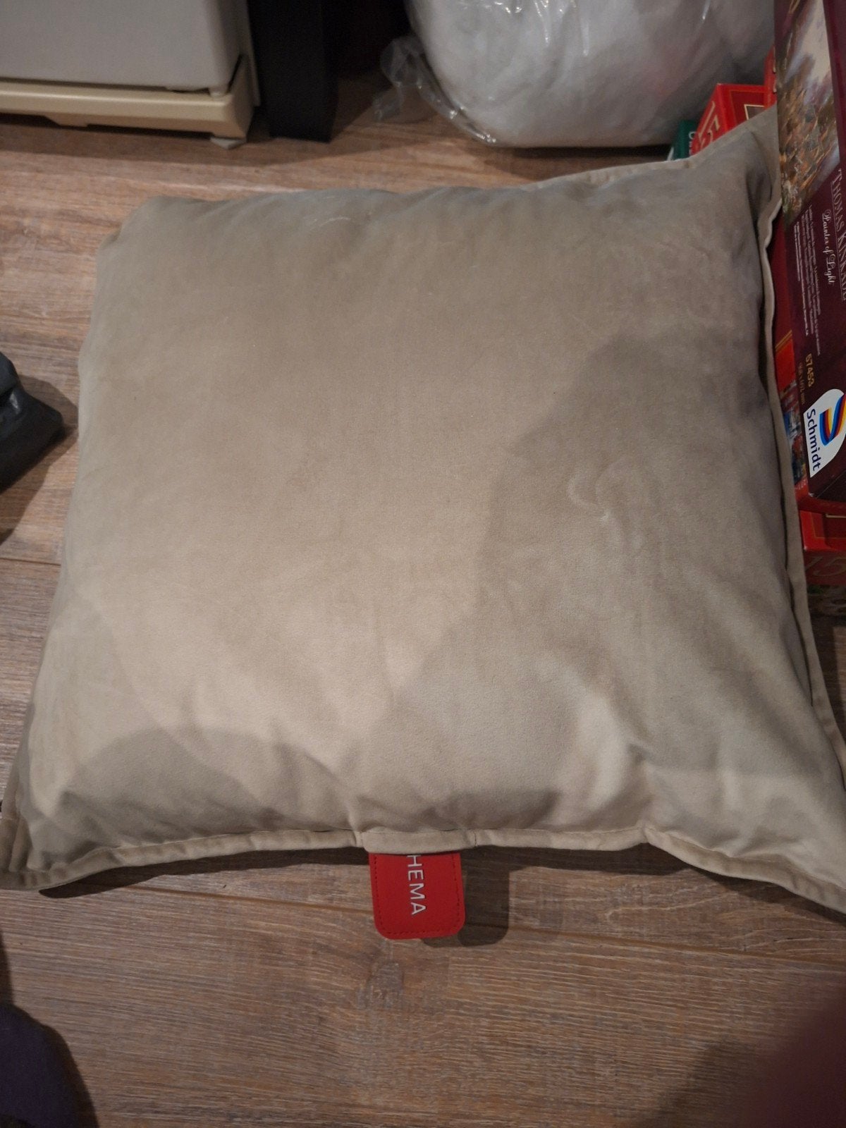 Hema warmtekussen Beige - Zo goed als nieuw, Beige, Vierkant, Ophalen of Verzenden, Zo goed als nieuw