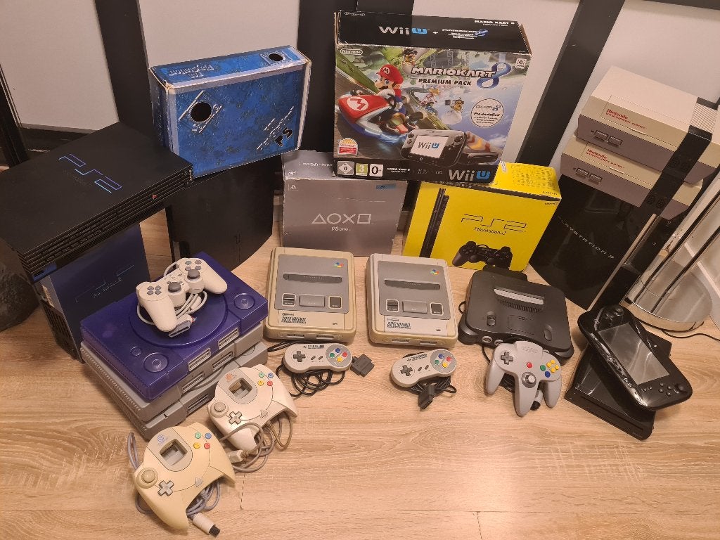 Partij Spelcomputer - Nes, Snes, N64, WiiU, PS1, PS2 etc.., Ophalen of Verzenden, Overige merken, Zo goed als nieuw