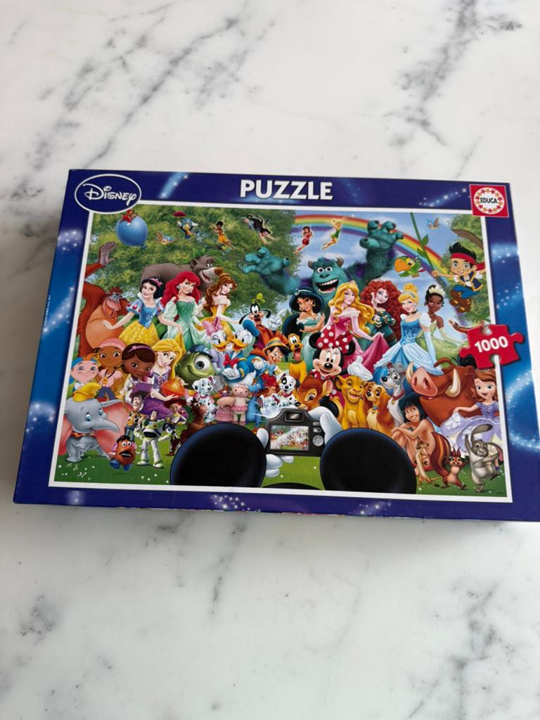 Disney legpuzzel 1000 stukjes van EDUCA, Ophalen of Verzenden, 500 t/m 1500 stukjes, Zo goed als nieuw, Legpuzzel