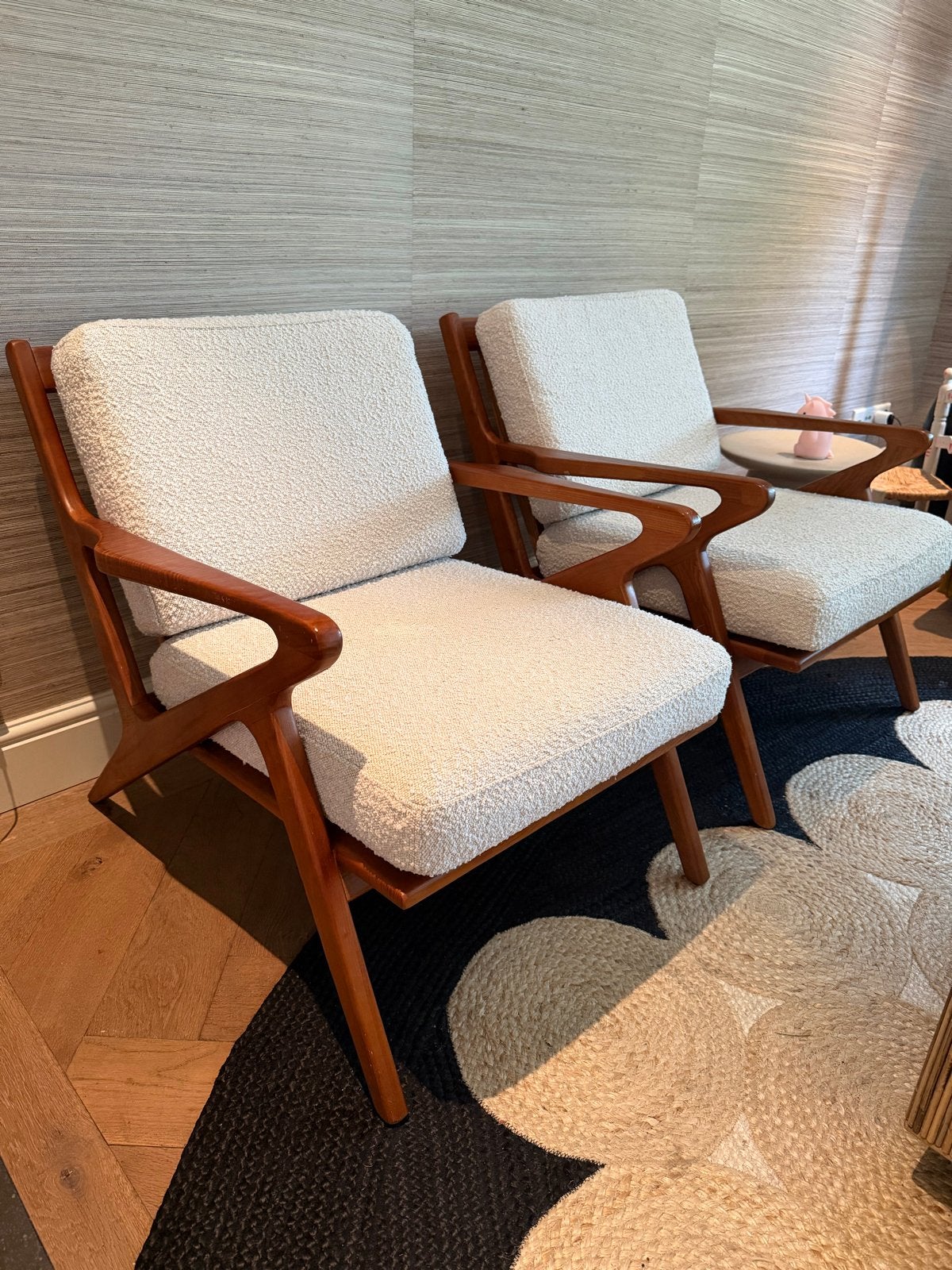 2 Sissy-Boy Mid Century houten stoelen - MOET WEG, Ophalen, Gebruikt, Twee, Overige kleuren