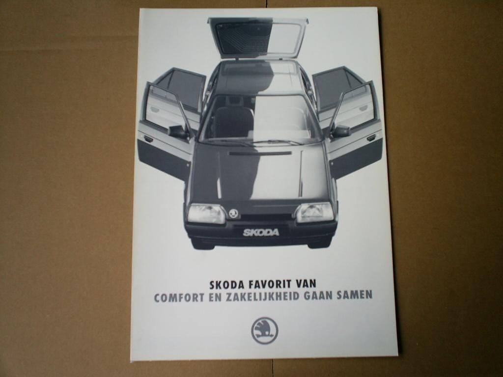 Skoda Favorit Van [ Comfort ] 1993 4 pag., Verzenden, Zo goed als nieuw, Overige merken