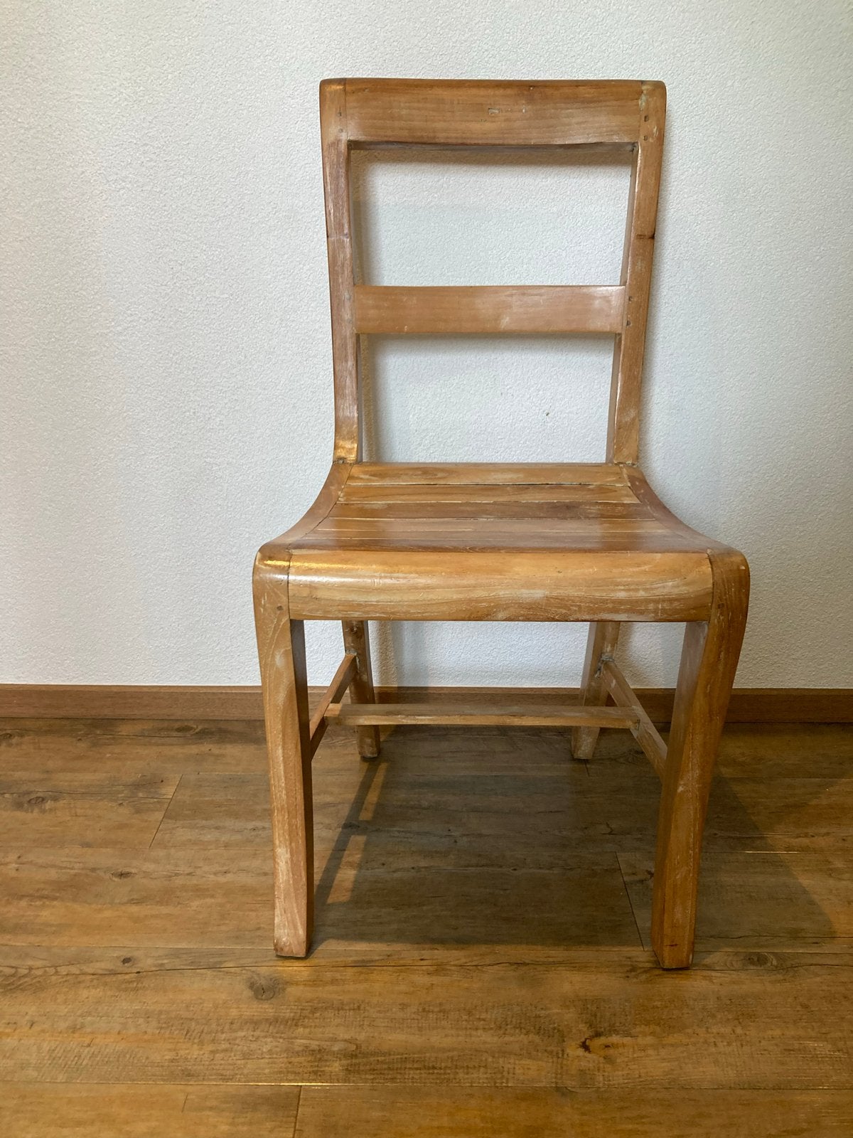 Vintage houten stoel - Teakhout, Ophalen