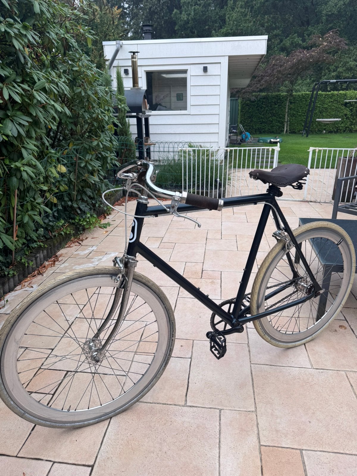 Bijzondere retro/vintage herenfiets – Brooks zadel, Ophalen of Verzenden, Zo goed als nieuw, Overige merken