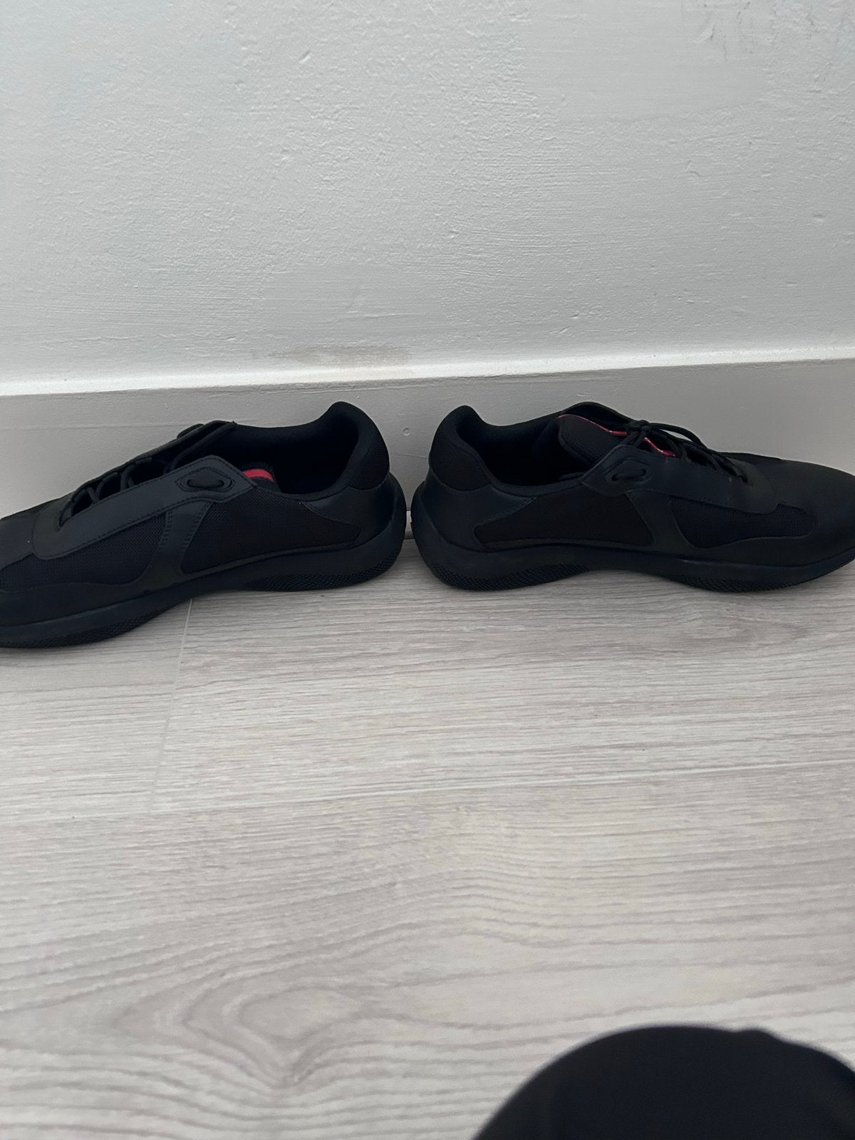 Prada cups Sneakers Zwart - Maat 43 zo goed als nieuw, Zwart, Ophalen of Verzenden, Sneakers of Gympen, Zo goed als nieuw