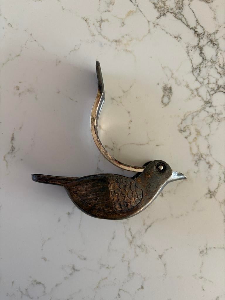 Antieke Notenkraker in de vorm van een Vogel, Ophalen of Verzenden, Gebruikt