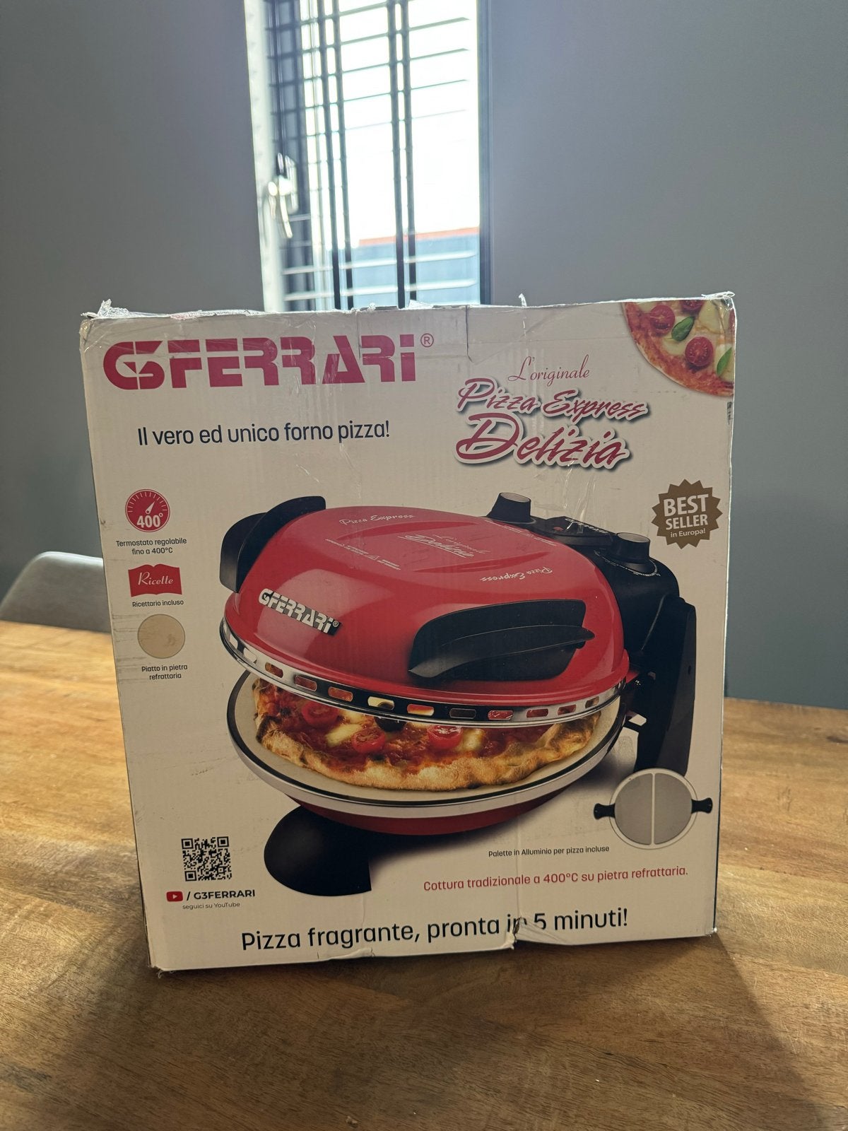 GS3 Ferrari Pizzaoven - Werkt nog prima, Witgoed en Apparatuur, Ophalen of Verzenden, Gebruikt, Overige merken, Pizzaoven
