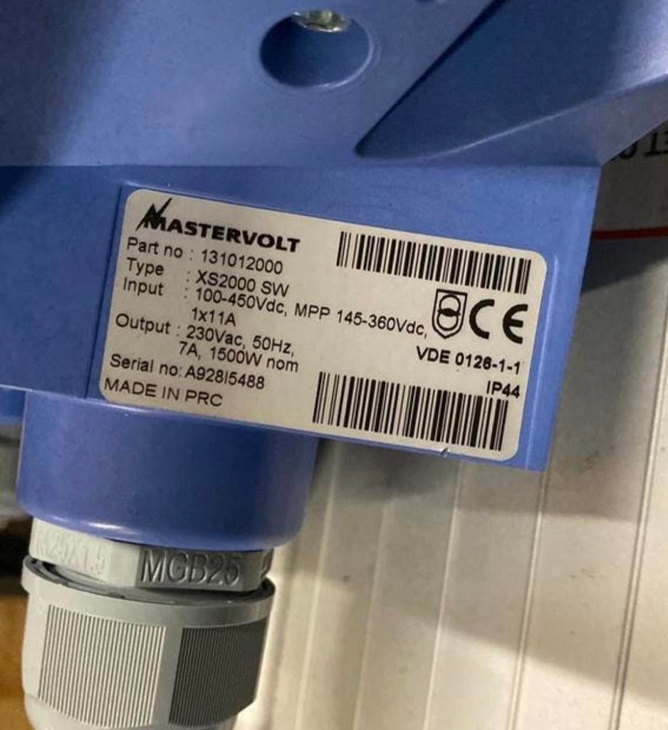 Mastervolt omvormer xs 2000 sw, Ophalen of Verzenden, Zo goed als nieuw, Overige typen
