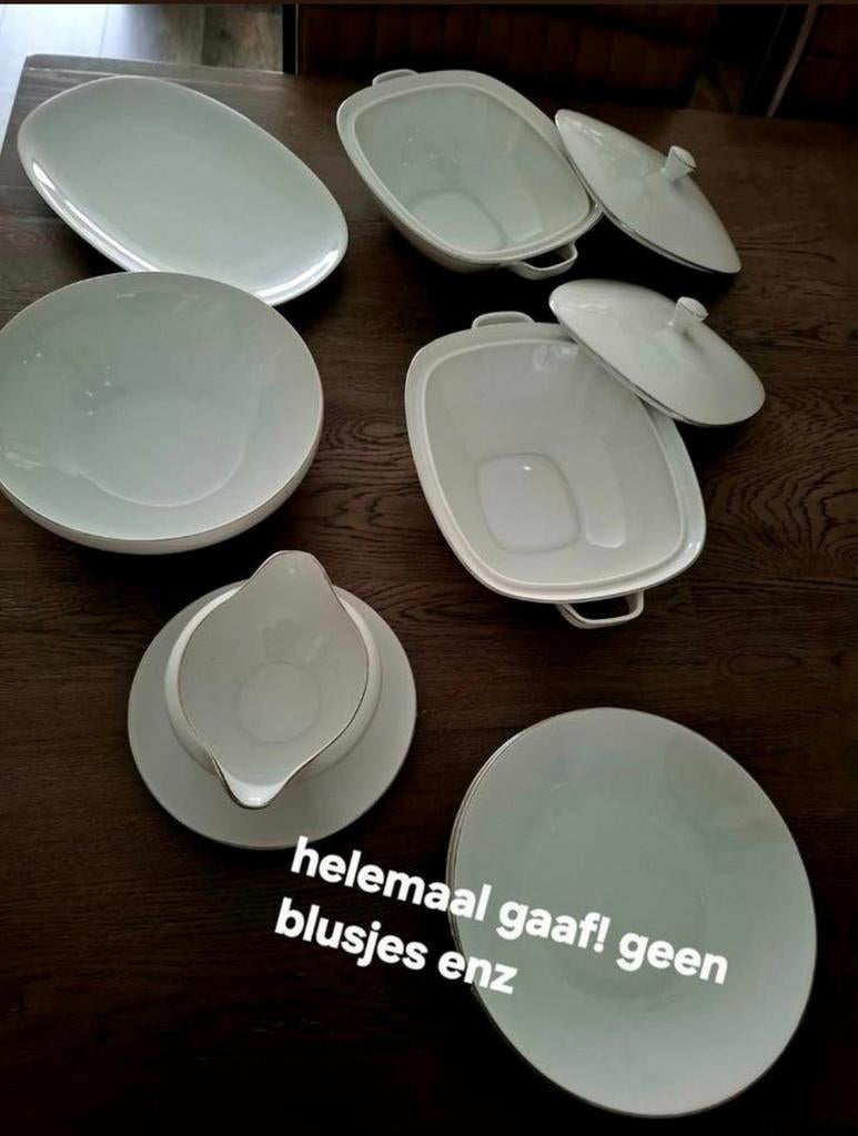 Hutschenreuther Selb Bavaria Serviesdelen Jaren '40-'50, Ophalen
