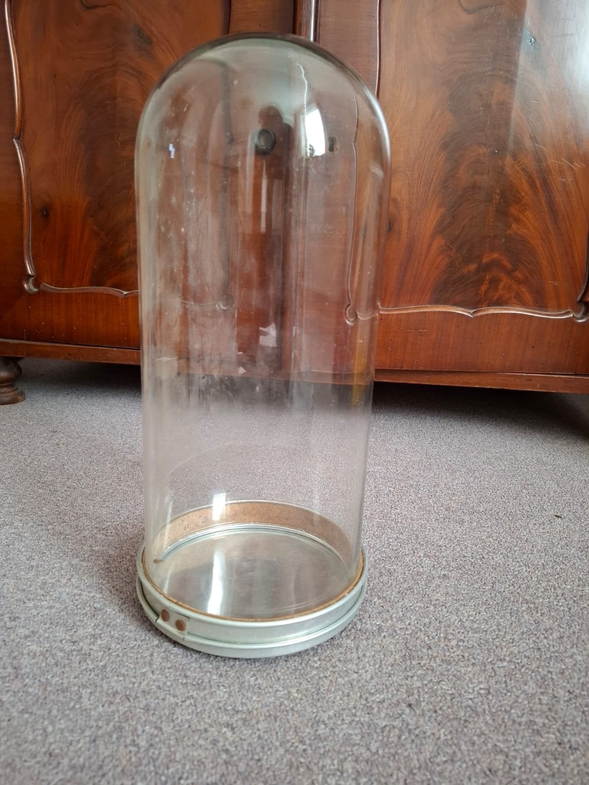 2 vintage hangende snoeppotten - glazen display potten, Ophalen
