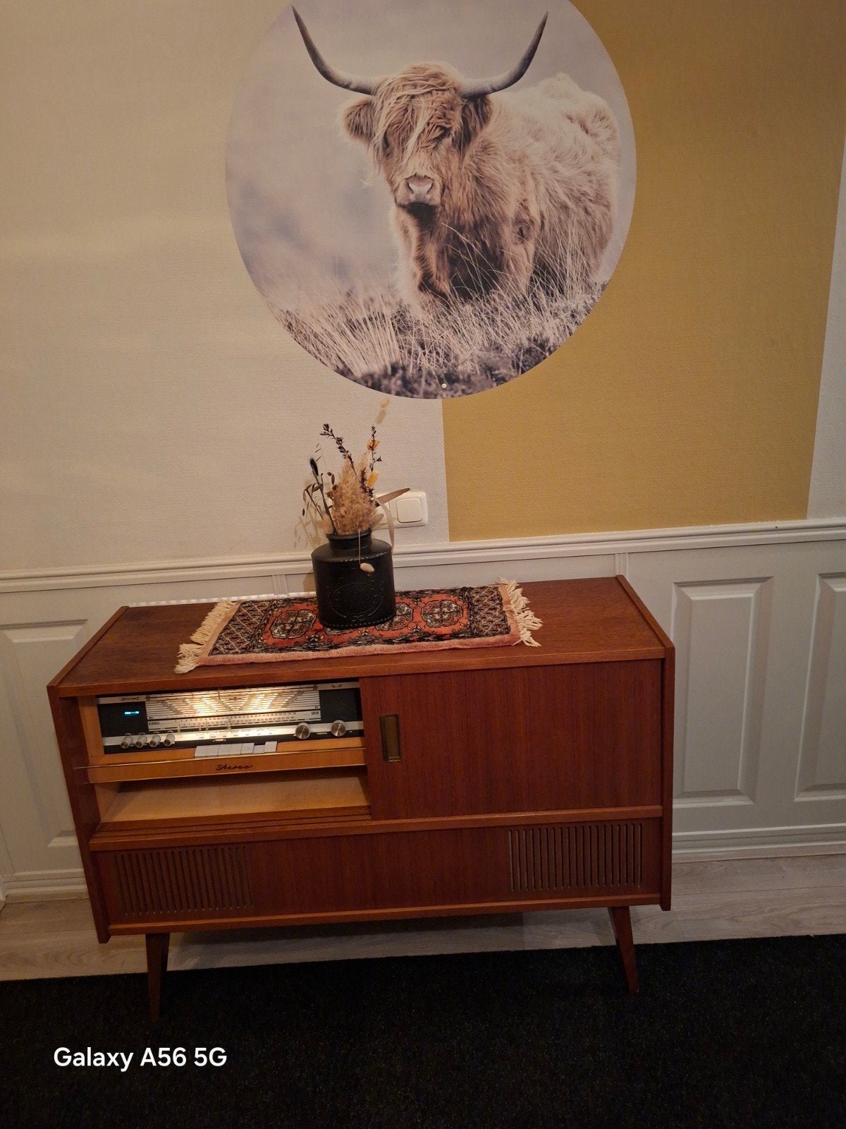 prachtig gerestaureerd radiomeubel van imperial met platensp, Ophalen of Verzenden
