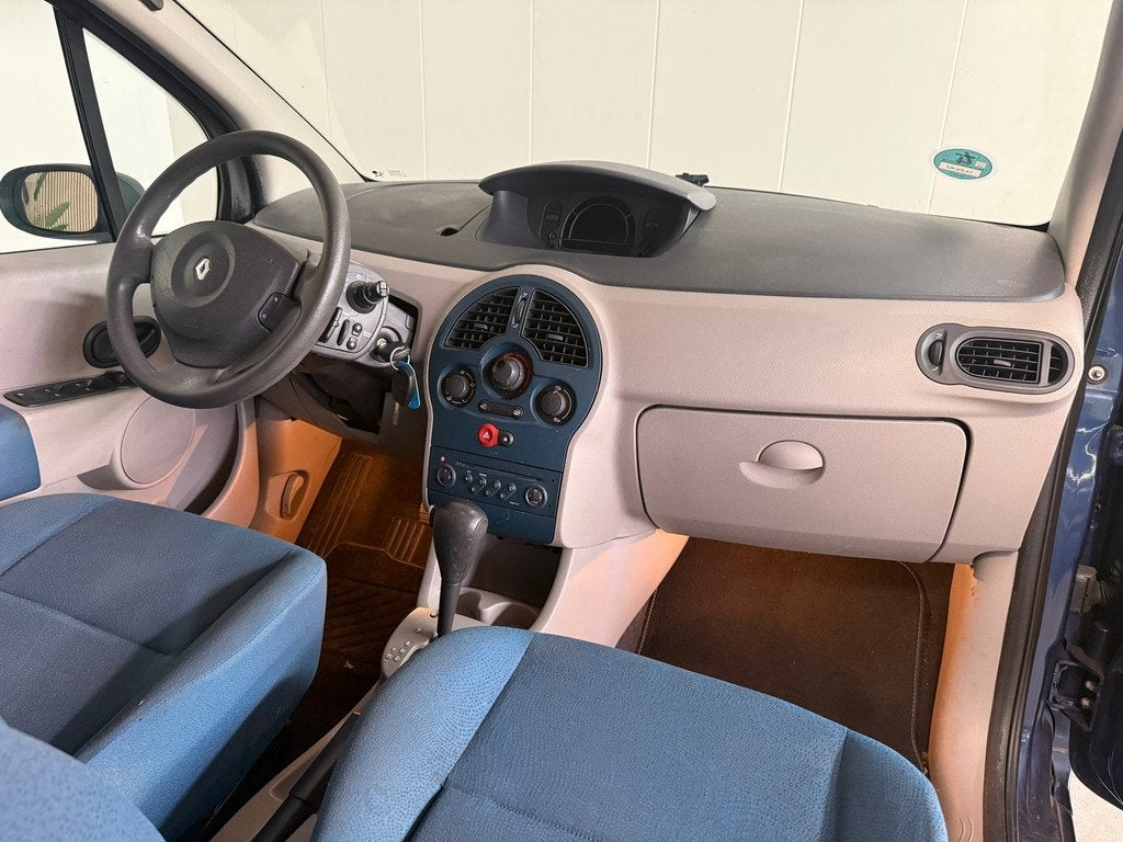 Renault Modus 1.6-16V Expression Luxe Automaat, Airco, Auto's, Renault, Gebruikt, 4 cilinders, Blauw, Origineel Nederlands