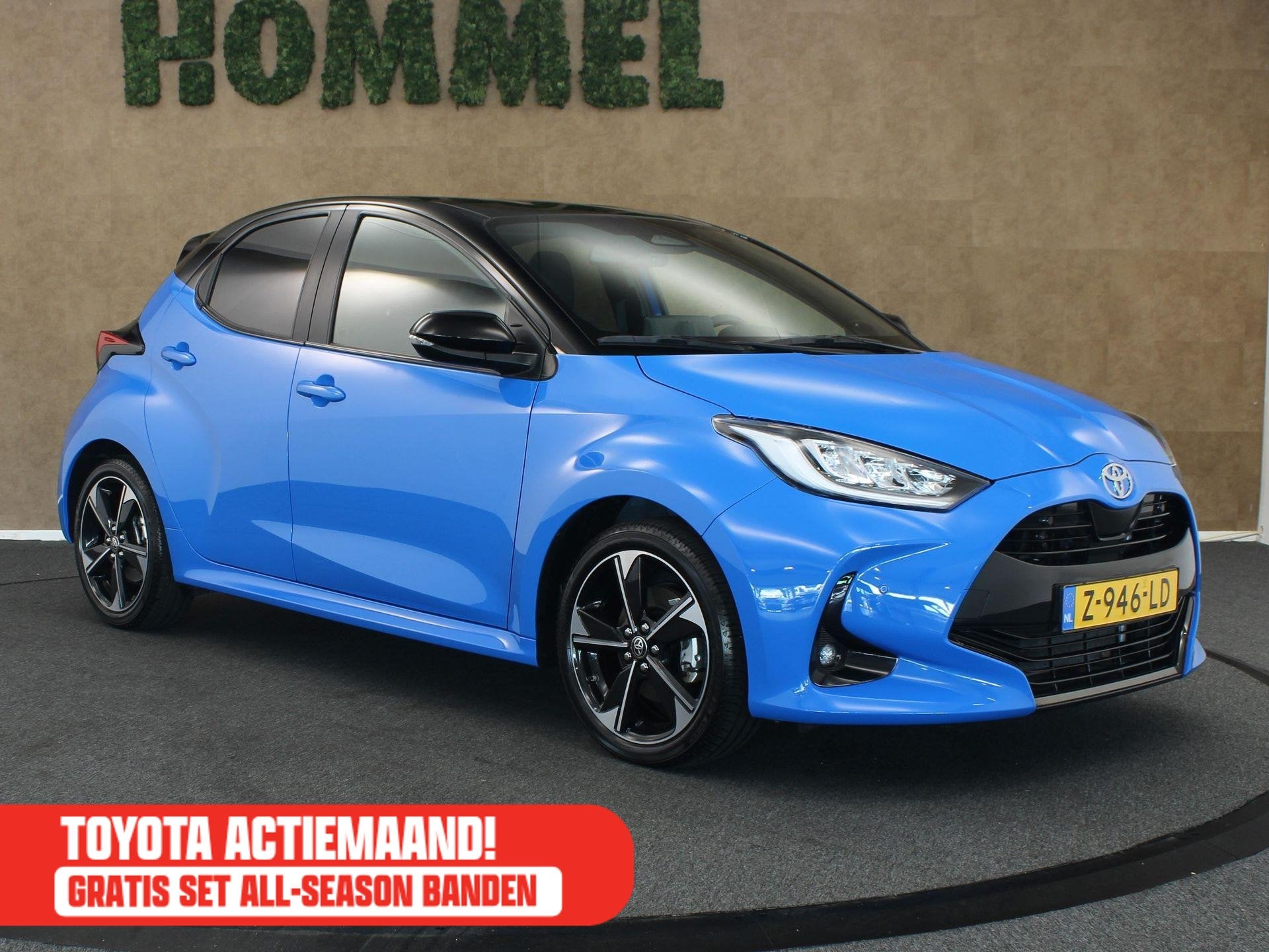 Toyota Yaris 1.5 Hybrid 130 Launch Edition - ORIGINEEL NEDER, Auto's, 450 kg, Gebruikt, Euro 6, Blauw