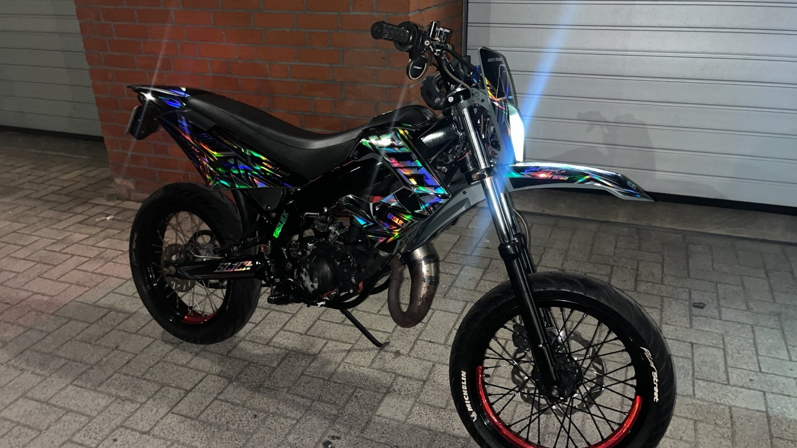 Derbi Senda SM 2009 - Custom 50cc Sport Brommer, Ophalen, Gebruikt, Maximaal 45 km/u