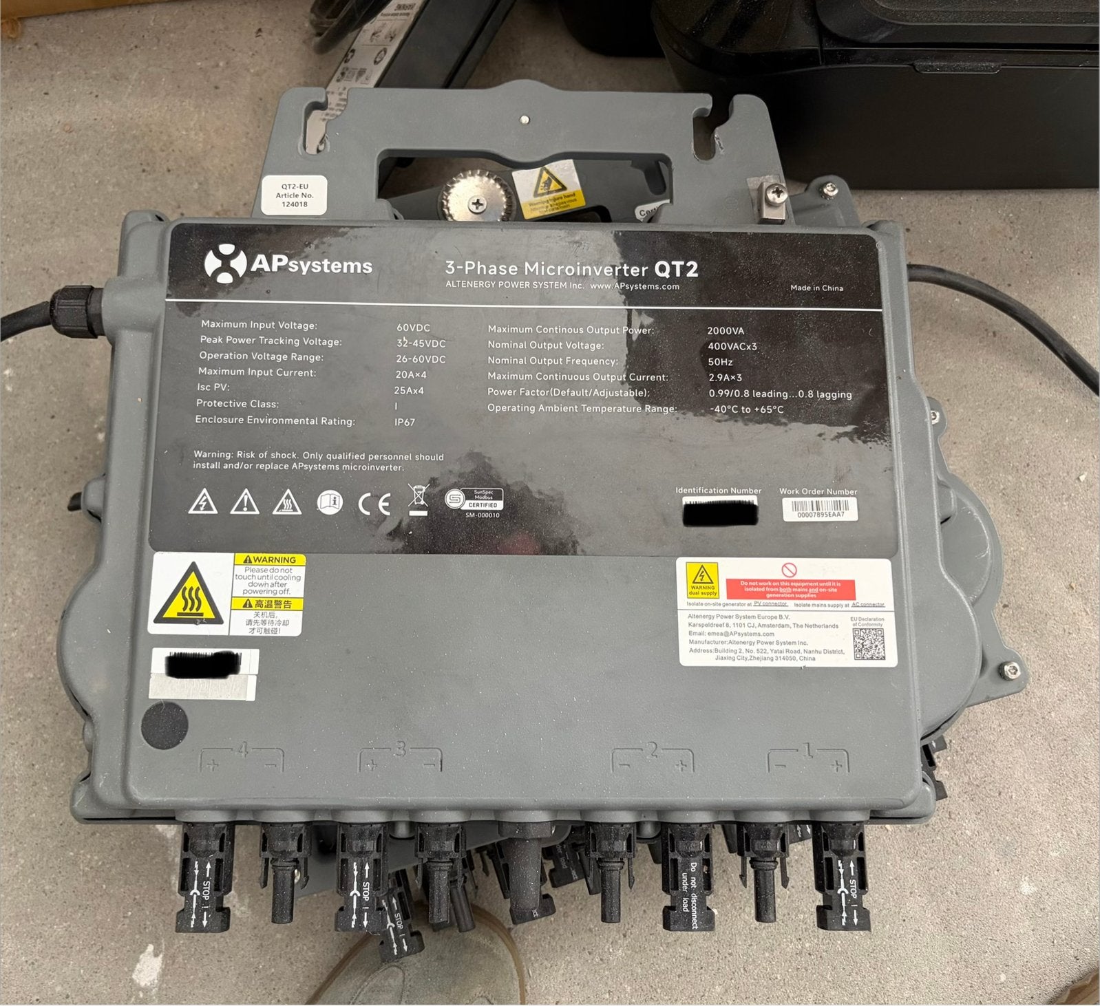 APS systems - QT2 - 5x stuks (defect?), Doe-het-zelf en Verbouw, Elektra en Kabels, Ophalen of Verzenden, Zo goed als nieuw, Overige typen