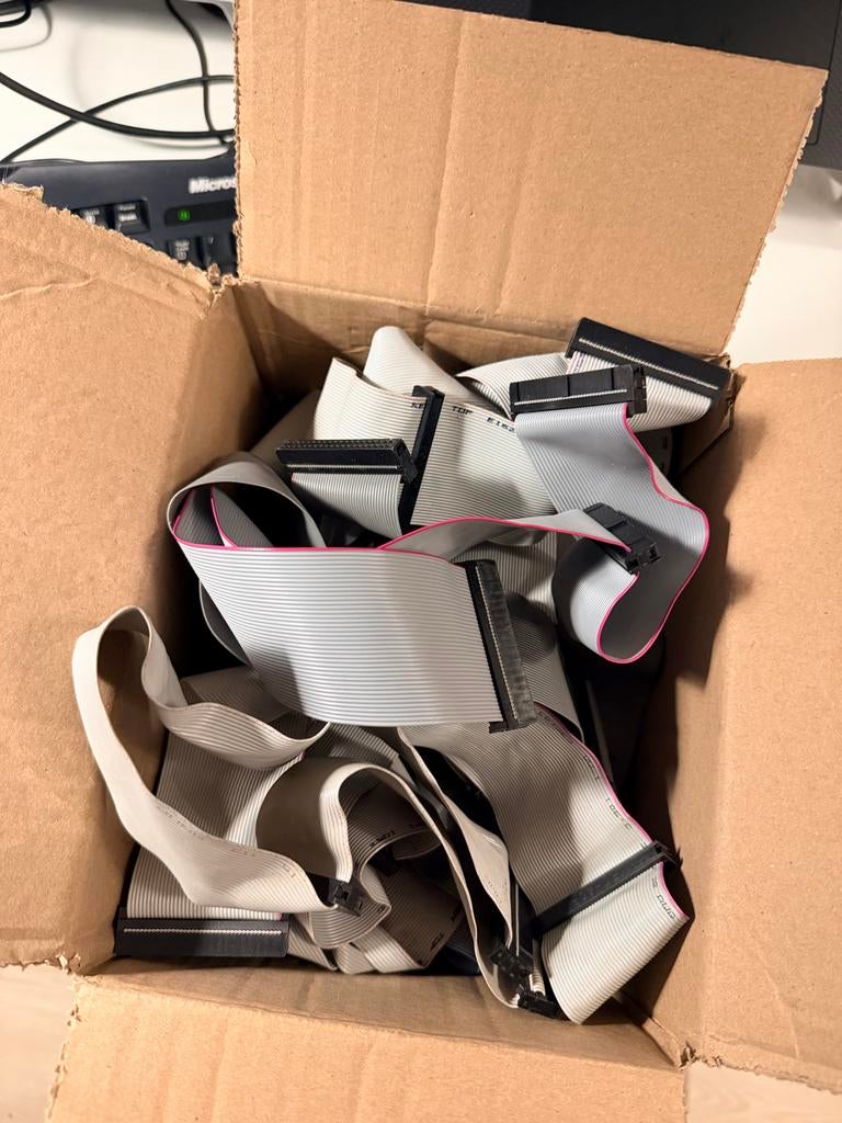 IDE 40 pin ATA PATA 34 pin FDD Floppy flat kabels, Ophalen of Verzenden