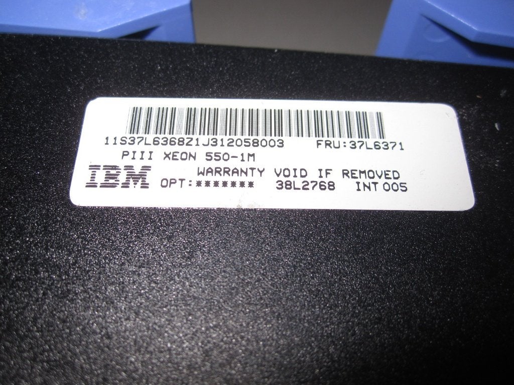 IBM Server processor PIII XEON 550-1m + twee dummy's, Ophalen of Verzenden, Zo goed als nieuw, Intel Xeon, Minder dan 2 Ghz