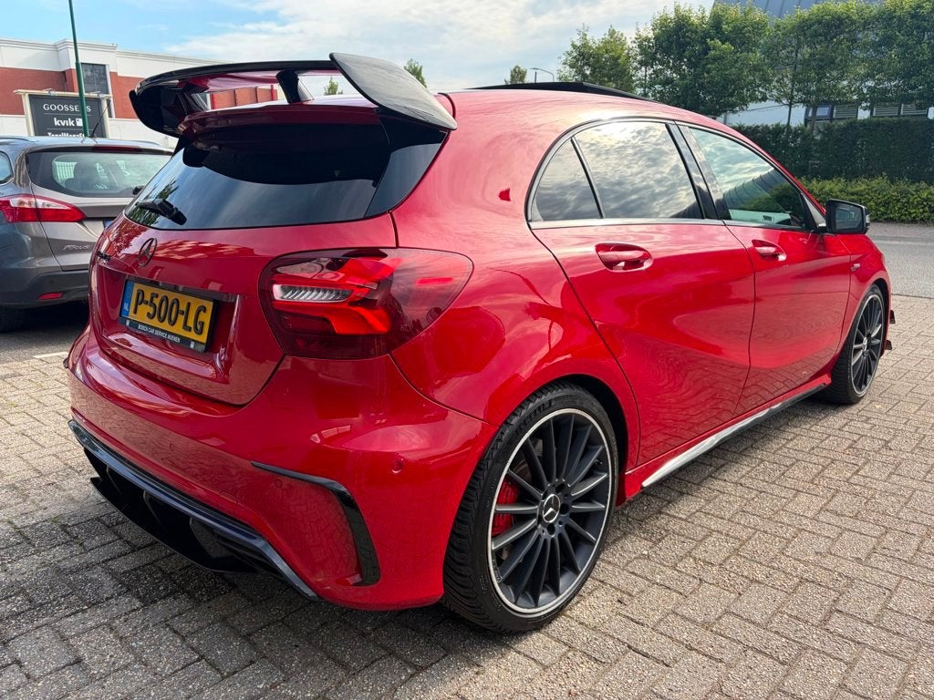 Mercedes-Benz A-klasse AMG 45 4MATIC, Pano, Camera, Schaalst, Auto's, 12 maanden, Gebruikt, Euro 6, 4 cilinders