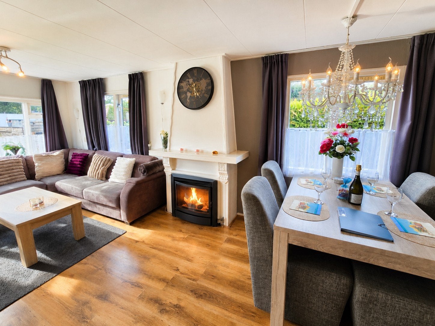 Te Huur Chalet openhaard/Natuur/airco