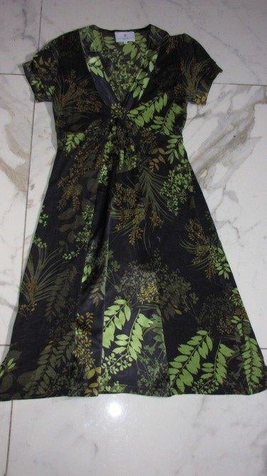 36 MANDARIN MINT jurk groene jurk, Ophalen of Verzenden, Zo goed als nieuw, Maat 36 (S), Onder de knie