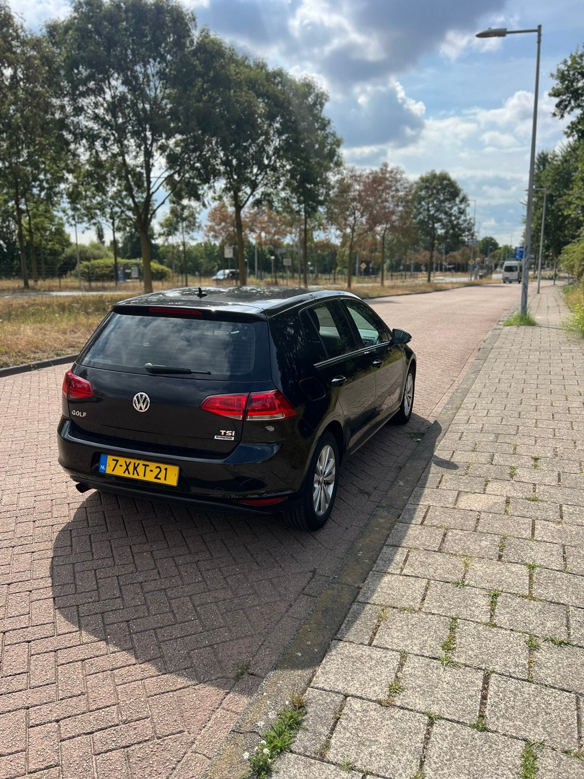 Volkswagen Golf 1.2 TSI 77KW 5D 2014 Zwart, Auto's, Voorwielaandrijving, 4 cilinders, 610 kg, Zwart