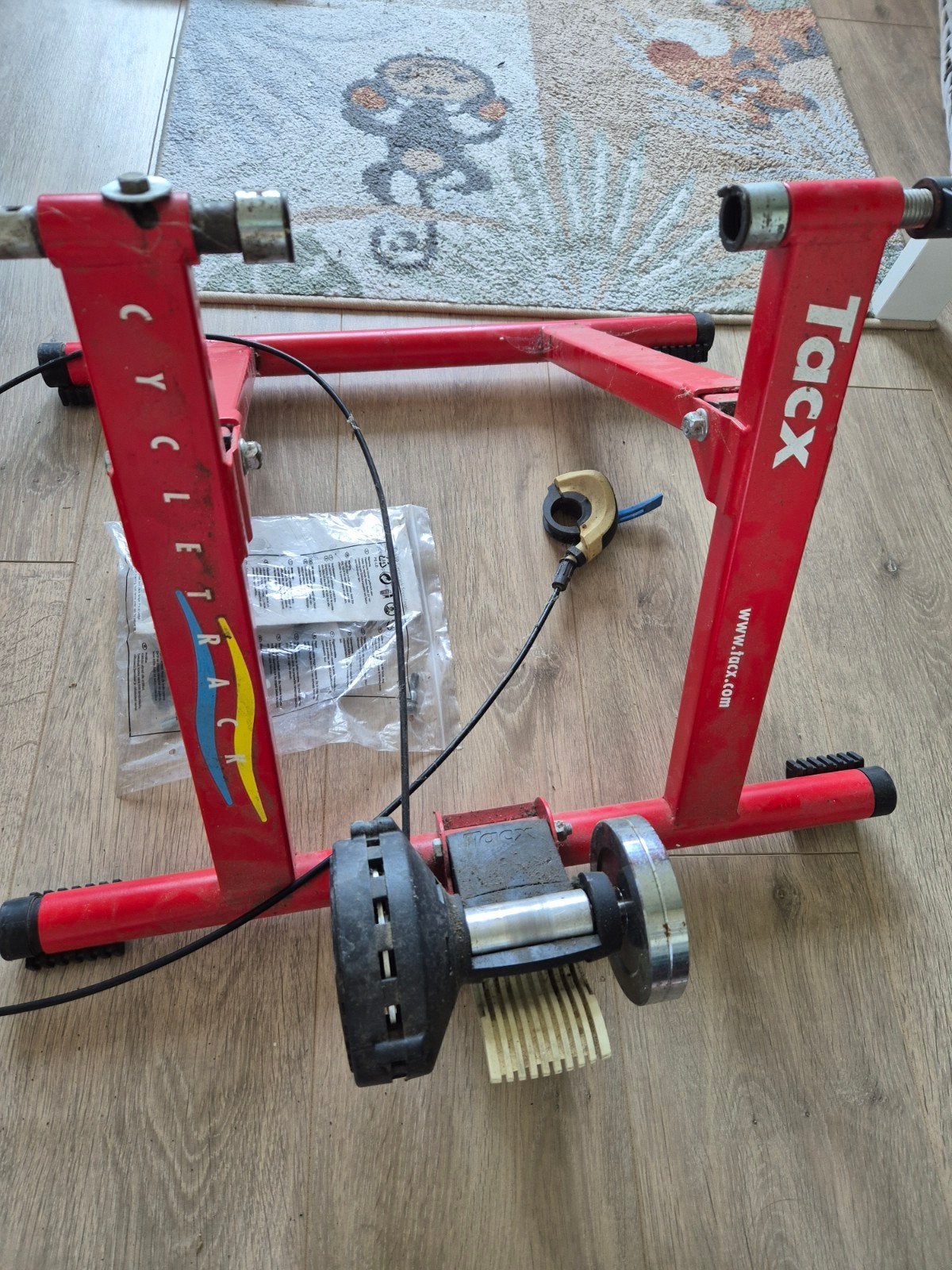 Tacx Cycletrack fietstrainer - Rood, Ophalen, Gebruikt, Overige typen