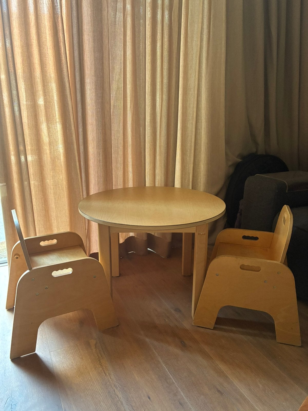 Educo tafel en 2 stoeltjes voor peuters en kleuters., Ophalen, Gebruikt